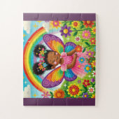 "お洒落妖精の摘み花"ジグソーパズル ジグソーパズル (縦)