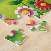 "お洒落妖精の摘み花"ジグソーパズル ジグソーパズル (側面)