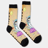 お洒落宇宙キャットレトロソックス ソックス (右)