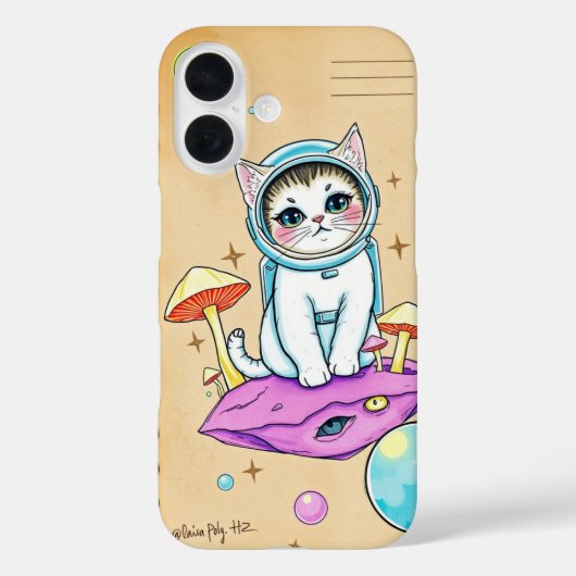 お洒落宇宙Cat iPhoneケース Case-Mate iPhoneケース (裏面)