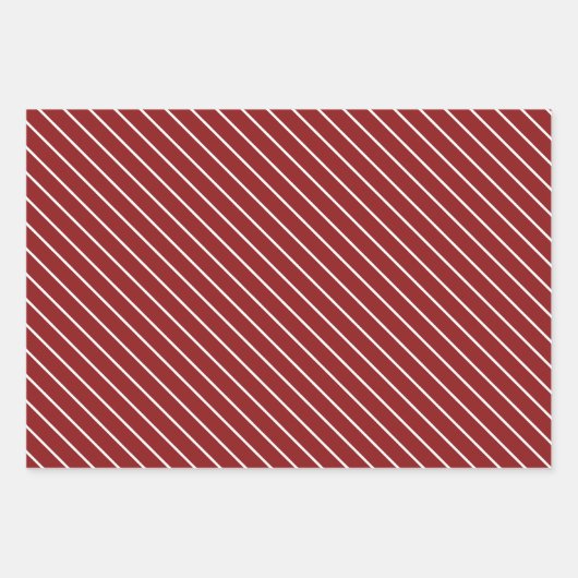 お洒落小妖精や小人ホリーすてきクリスマスレッドグリーン ラッピングペーパーシート (正面3)