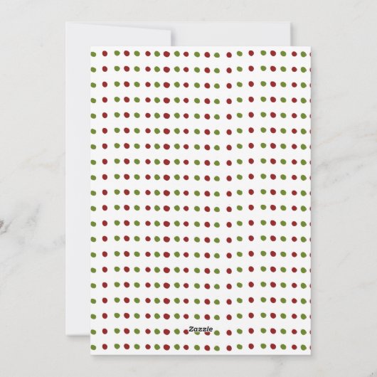 お洒落小妖精や小人メリーリトルクリスマスフォト シーズンカード (裏面)