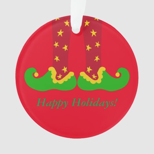 お洒落小妖精や小人レッグクリスマス装飾 オーナメント (正面)