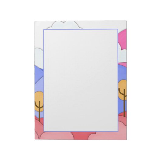 お洒落山縁ど ノートパッド (回転)