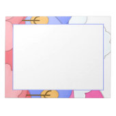 お洒落山縁ど ノートパッド (正面)