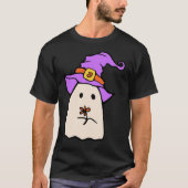 お洒落幽霊とウィッチハット Tシャツ (正面)