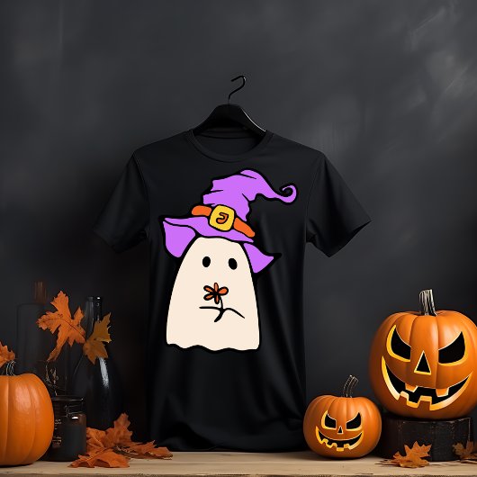 お洒落幽霊とウィッチハット Tシャツ