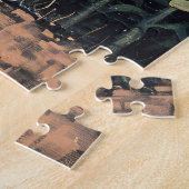 お洒落幽霊コーン絵を描フィールド ジグソーパズル (側面)