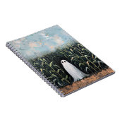 お洒落幽霊コーン絵を描フィールド ノートブック (右側)