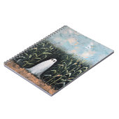 お洒落幽霊コーン絵を描フィールド ノートブック (左側)