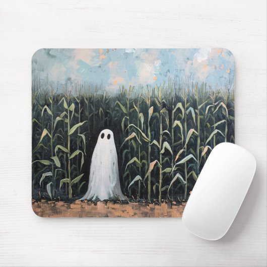 お洒落幽霊コーン絵を描フィールド マウスパッド (マウス)