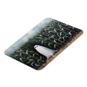 お洒落幽霊コーン絵を描フィールド マグネット (左側)