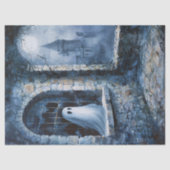 お洒落幽霊幽霊のよく出る城の切り離 薄葉紙 (正面)