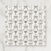 お洒落弓手引き結婚感謝していて フェイバータグ (裏面)