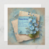 お洒落忘れの花ではない シーズンカード (正面/裏面)