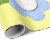 お洒落感じスタイルかわいらし花 ラッピングペーパー (ロールコーナー)