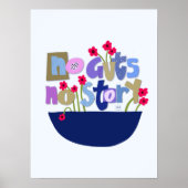 お洒落感動的引用文ハンドレタリング ポスター (正面)