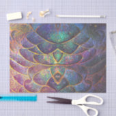 お洒落抽象芸術ドラゴンはかりで測カッコいいフラクタルアート 薄葉紙 (クラフト)