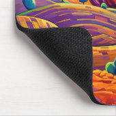 お洒落抽象芸術ファーム横マウスパッド マウスパッド (コーナー)