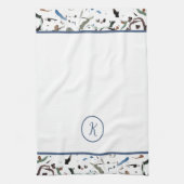 お洒落抽象芸術モダンイニシャルキッチンタオル キッチンタオル (縦)