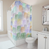 お洒落抽象芸術 シャワーカーテン (インサイチュ)