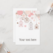 お洒落挨拶パーソナライズされた カード (正面/裏面インサイチュ)