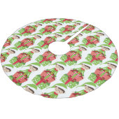 お洒落斑状小妖精や小人 ブラッシュドポリエステルツリースカート (アングル)