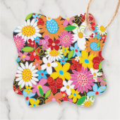 お洒落春の花ガーデンバースデーパーティー フェイバータグ (裏面)