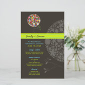 お洒落春の花ツポップ・アートのリーウェディングパーティー (スタンド正面)