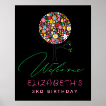 お洒落春の花ツリポップ・アートのーパーティーへようこそ