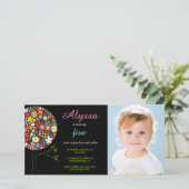 お洒落春の花ポップ・アートのツリー写真ガールズ (スタンド正面)