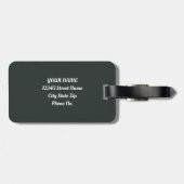 お洒落春ガーデンパーティー ラゲッジタグ (裏面横)