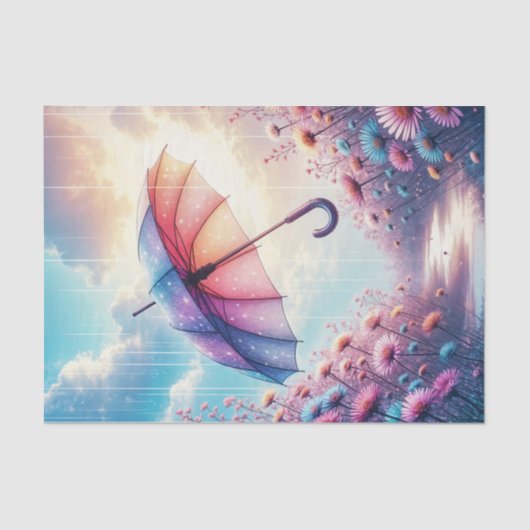 お洒落春傘デコページ紙 薄葉紙 (正面)