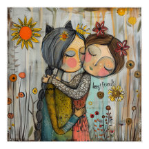 お洒落最高の友のポスター