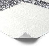 お洒落木 – 鳥は見える? ポスター (角)