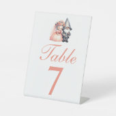 お洒落格言オ結婚レンジテーブル番号 台座サイン (正面)