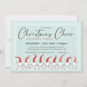 お洒落格言クリスマス応援カクテルパーティー 招待状 (正面)