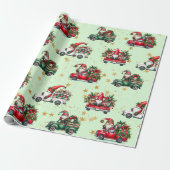 お洒落格言、トラックと金箔の星 ラッピングペーパー (アンロールド)