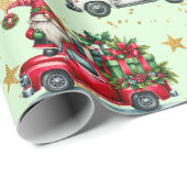 お洒落格言、トラックと金箔の星 ラッピングペーパー (ロールコーナー)