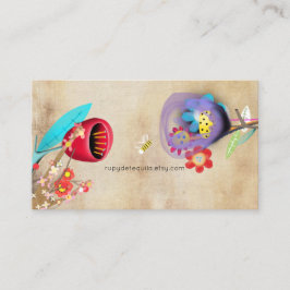 お洒落桜・デザイナのレイヤー 名刺