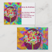 お洒落棒つきキャンデーCandy Tree名刺 名刺 (正面/裏面)