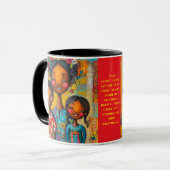 お洒落母性マグと感動的引用文 マグカップ (正面左)