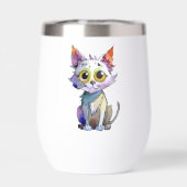 お洒落水彩猫 (背面)