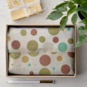 お洒落水玉模様雪片ティッシュペーパー 薄葉紙 (ギフト)