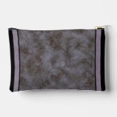 お洒落灰色、ラベンダー、黒 アクセサリーポーチ (裏面)