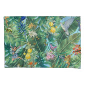 お洒落熱帯の妖精&蝶の世界 枕カバー (正面)