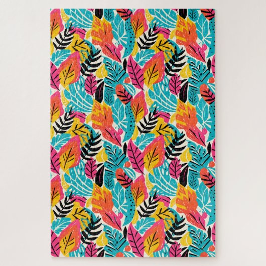 お洒落熱帯の水の色の離れ難しい ジグソーパズル (縦)