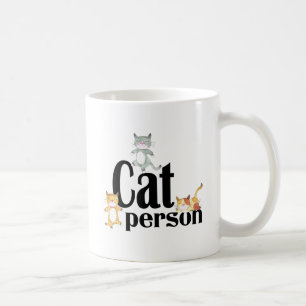 お洒落猫ちゃん猫人 コーヒーマグカップ