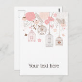 お洒落産パーソナライズされた ポストカード (正面/裏面)