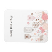 お洒落産パーソナライズされた マグネット (横)